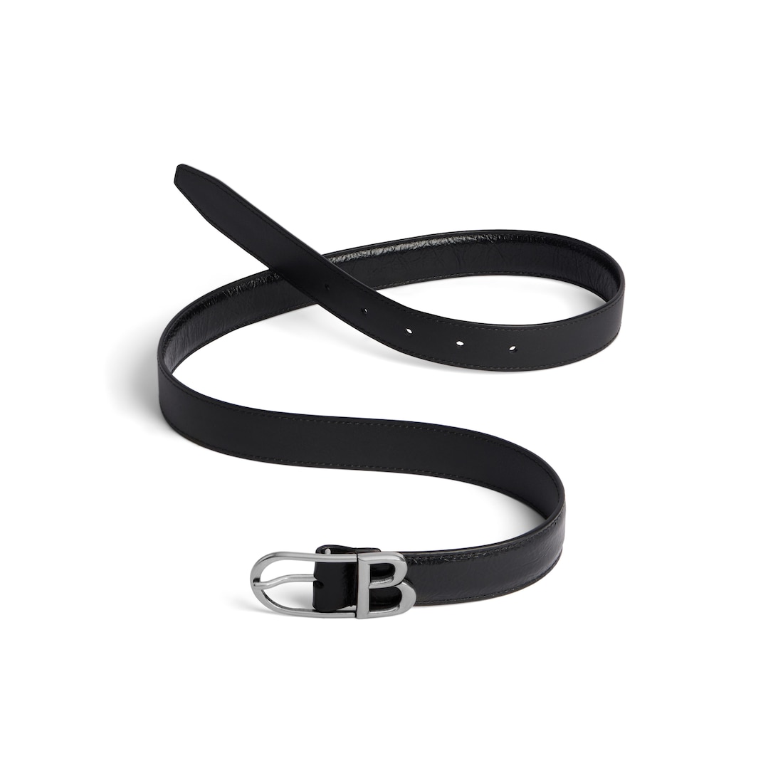 Women’s Classic B Belt in Black - Image 1
